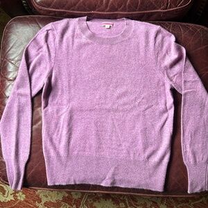 J Crew Lilac Cashmere Sweater